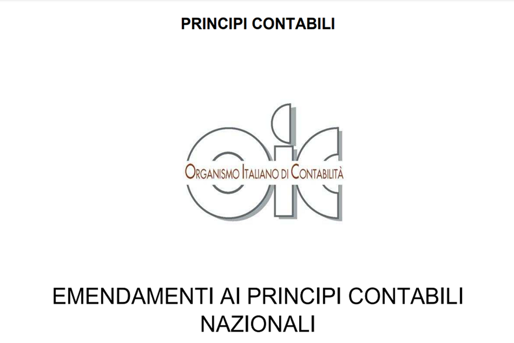 EMENDAMENTO A OIC 28 IN MATERIA DI RISTORNI.